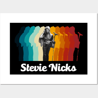 Stevie Nicks Retro Fade Posters and Art